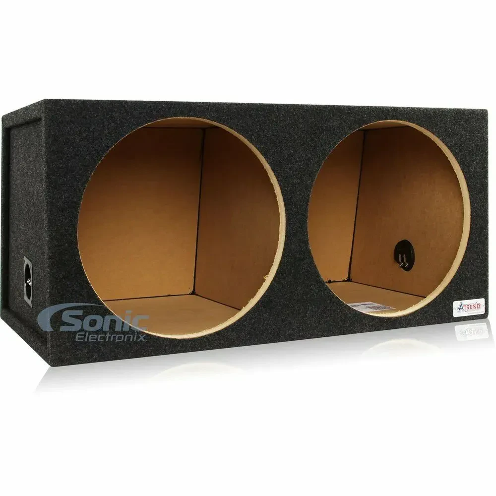 Atrend 15DM 15" Dual Hatchback Style Medium Sealed Subwoofer Enclosure