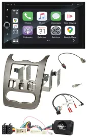 Blaupunkt 2DIN Bluetooth DAB USB DVD Lenkrad Autoradio für Dacia ab 2012 dunkels