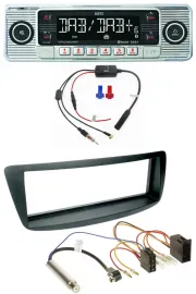 Dietz DAB USB MP3 Bluetooth Autoradio für Peugeot 107 Citroen C1 Phantomeinspeis