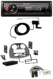 Автомагнитола для Mitsubishi Eclipse 4G (2005–2012) Pioneer 1DIN, MP3, DAB, USB, AUX