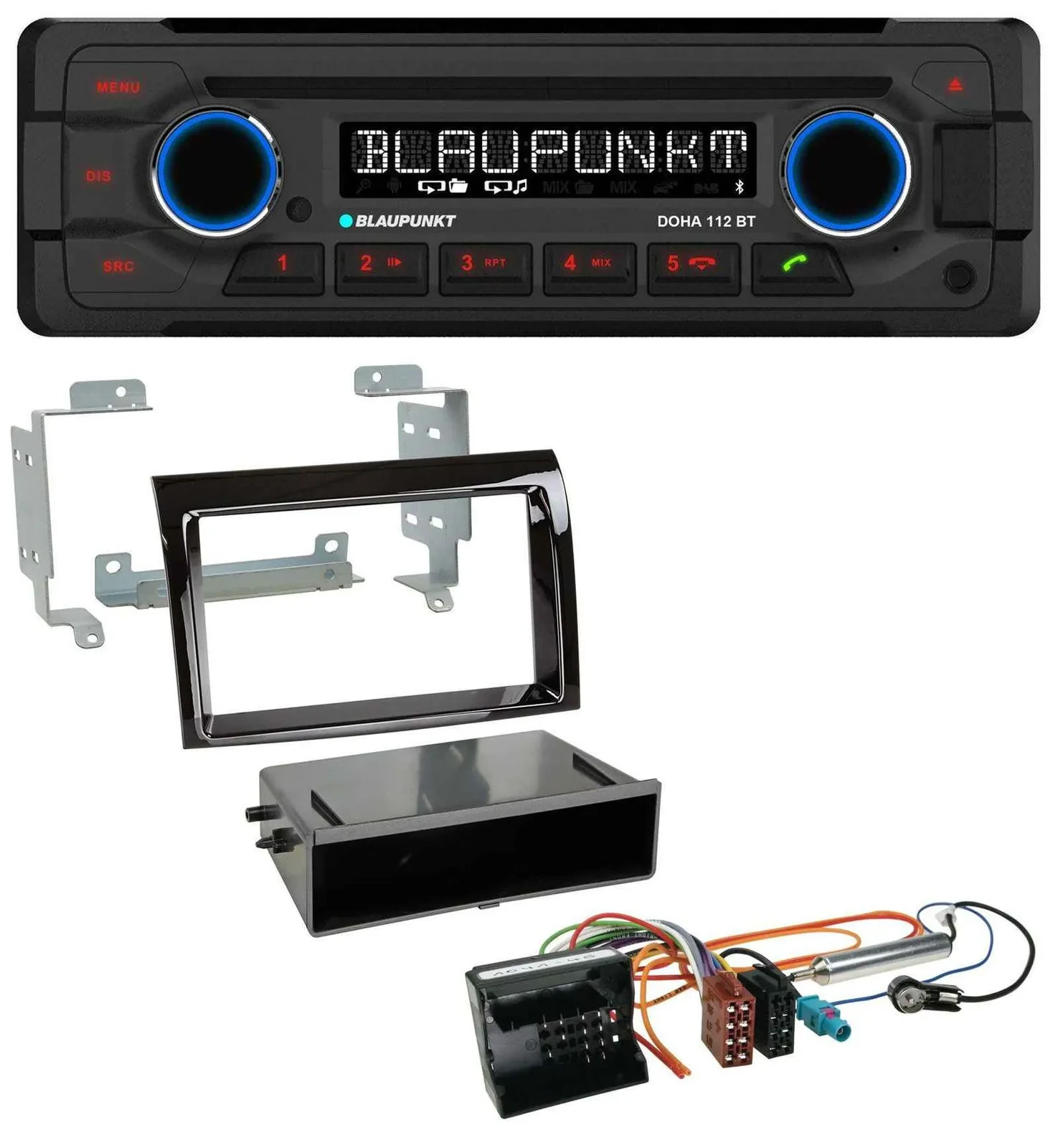 Blaupunkt AUX MP3 CD Bluetooth USB Autoradio für Citroen Jumper 06-11 Quadlock p