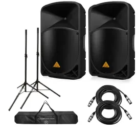 Behringer Behringer 2 Pack EUROLIVE B115D Active 1000-Watt 2-Way 15" PA Speaker