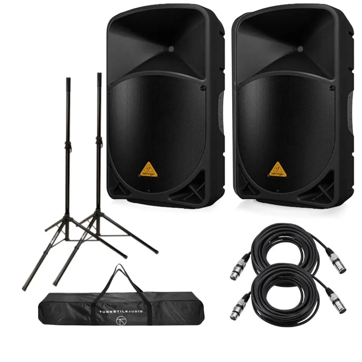 Behringer Behringer 2 Pack EUROLIVE B115D Active 1000-Watt 2-Way 15" PA Speaker