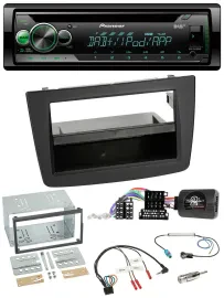 Автомагнитола Pioneer USB MP3 CD DAB для Alfa Romeo Mito 2008–2014 черный