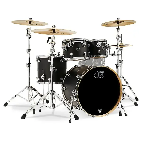 Ударная установка акустическая DW 4-Piece Performance Series Shell Pack Hard Satin Charcoal Metallic