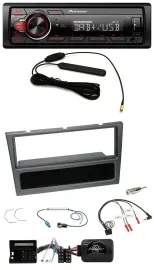 Pioneer MP3 DAB 1DIN Lenkrad USB Autoradio für Opel Corsa C Meriva Vectra C Tigr