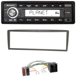 Continental USB 1DIN AUX DAB MP3 Autoradio für Alfa Romeo GTV (ab 2004)