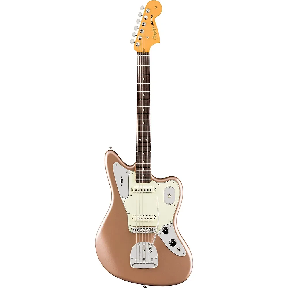 Электрогитара Fender American Professional Classic Jaguar Faded Firemist Gold
