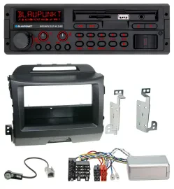 Blaupunkt SD Lenkrad USB Bluetooth DAB Autoradio für Kia Sportage 3 10-15 schwar