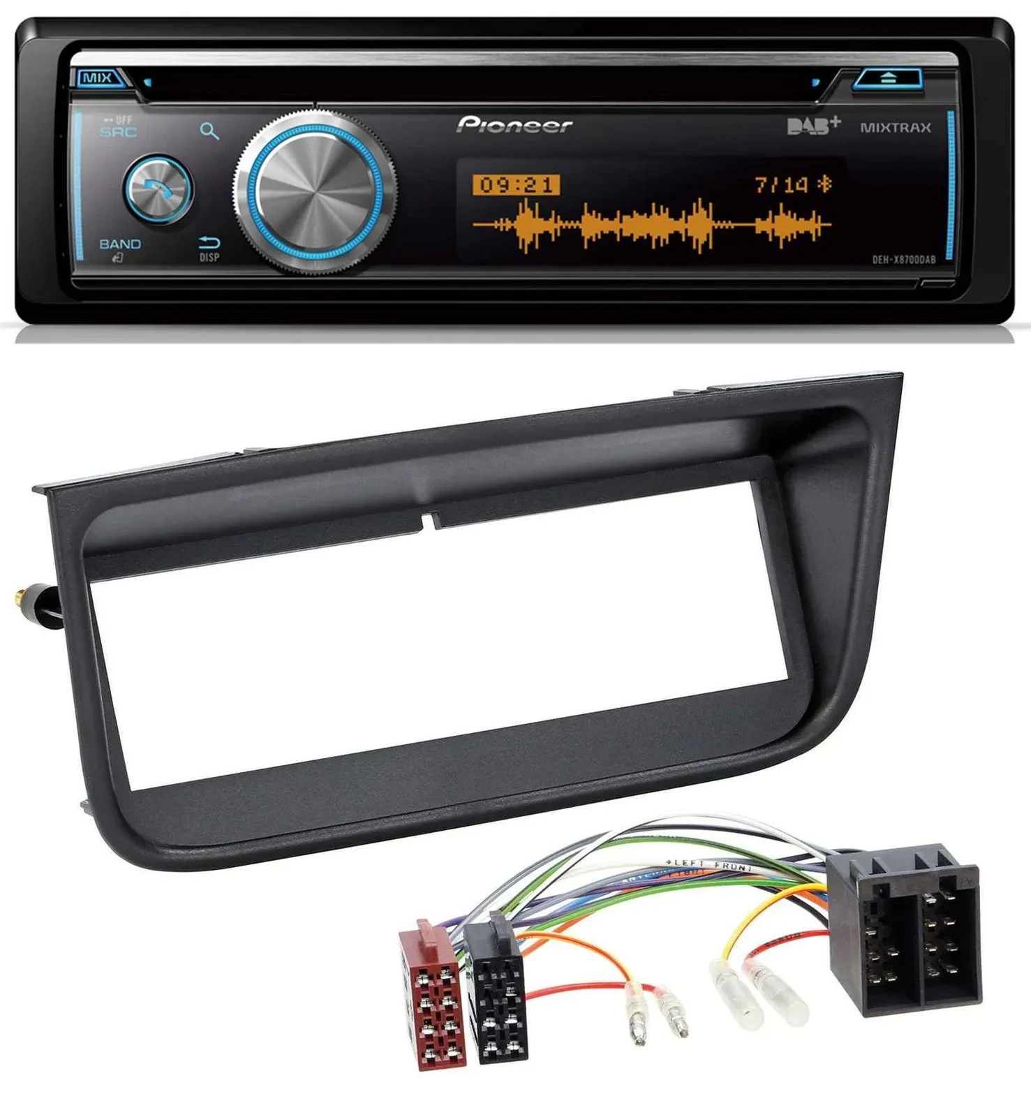 Автомагнитола для Peugeot 406 Pioneer MP3, DAB, USB, CD, Bluetooth