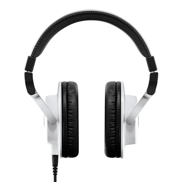 Yamaha HPH-MT5 Closed Back Studio Monitor Headphones White with Carrying Bag