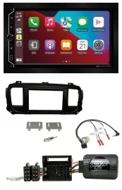 ESX 2DIN DAB USB Lenkrad Bluetooth Autoradio für Toyota Proace Citroen Jumpy ab