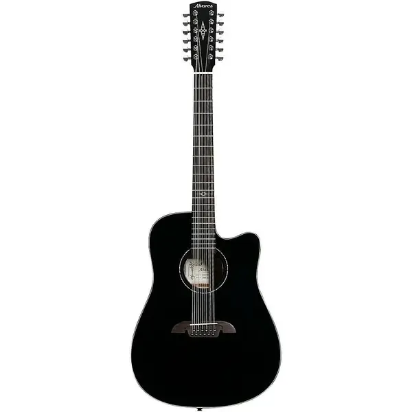 Электроакустическая гитара Alvarez AD60 Artist 12-String Dreadnought Black