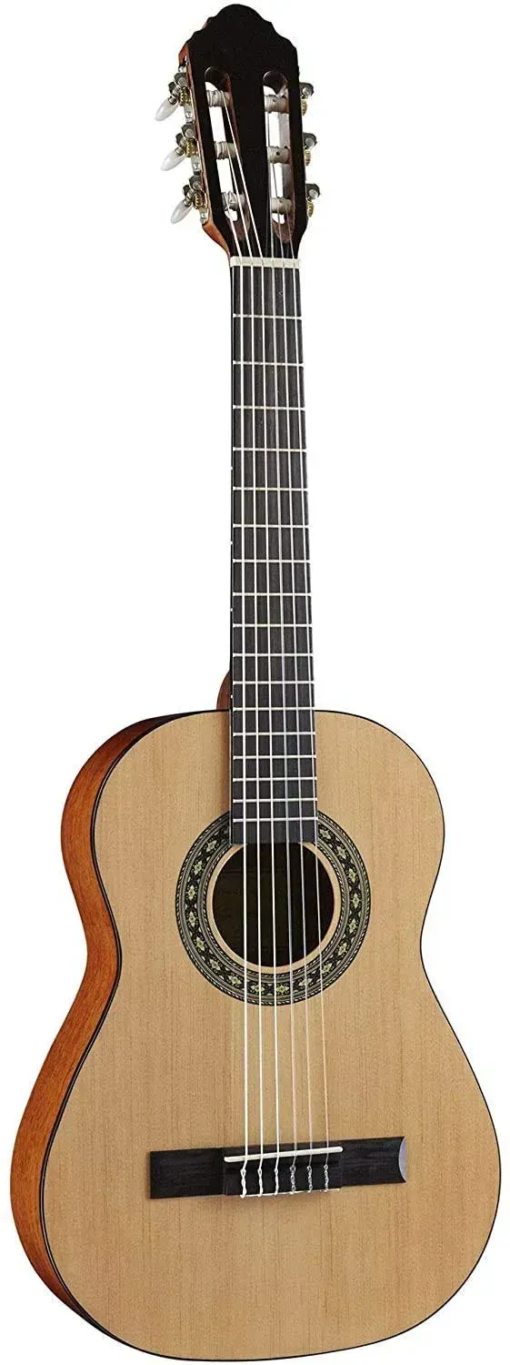 Austin Guitars Classical 6 String Acoustic Bass Guitar, Right (AC312N)