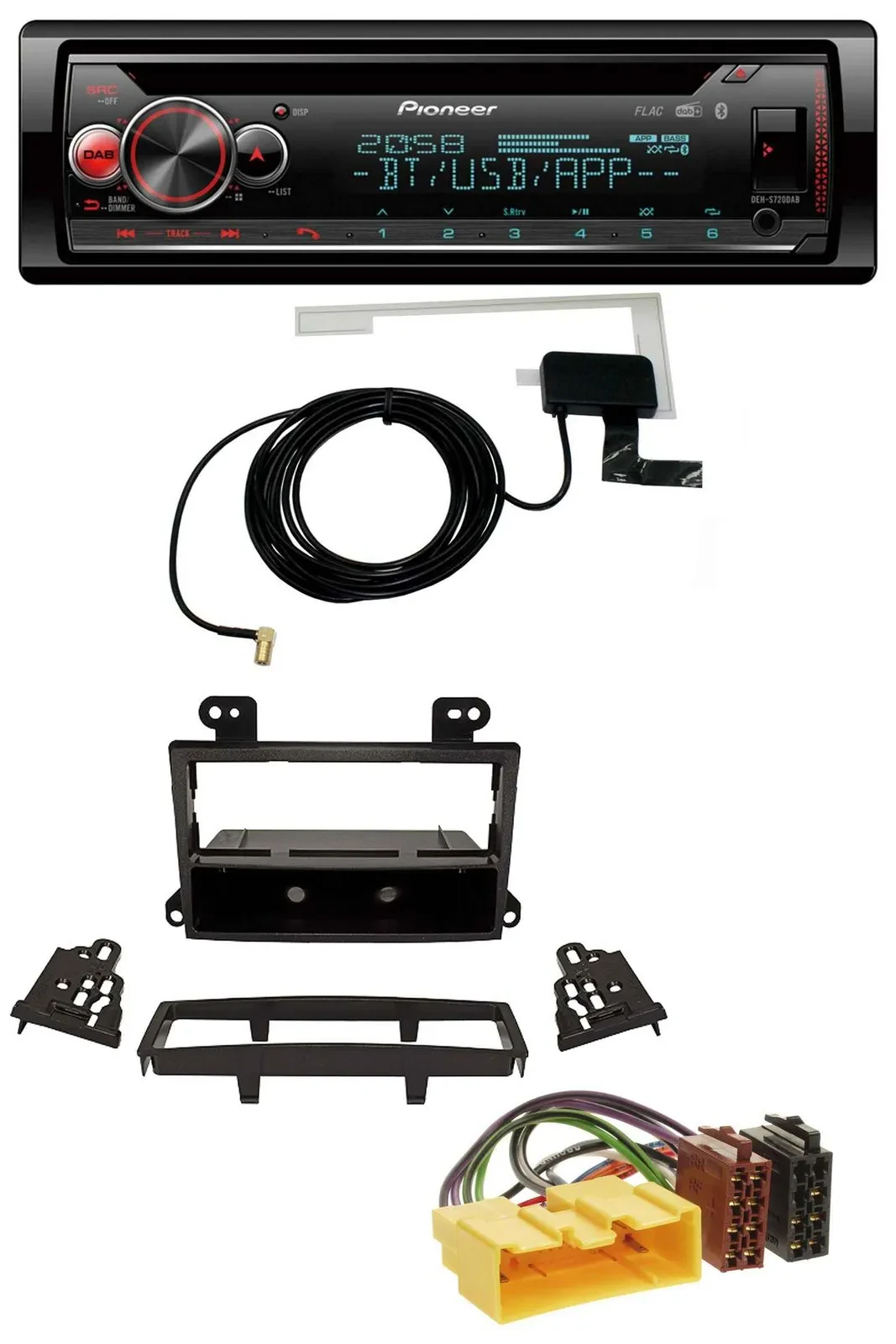 Автомагнитола для Mazda MPV (2000–2006) Pioneer DAB, CD, MP3, USB, Bluetooth