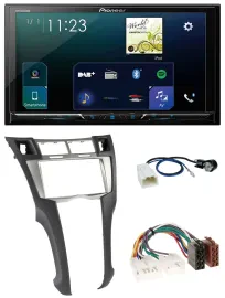 Pioneer MP3 Bluetooth USB 2DIN DAB Autoradio für Toyota Yaris (2007-2011)