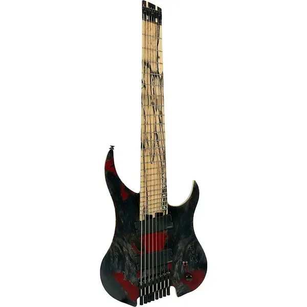 Электрогитара Legator G8FX Ghost 8-String Multi-Scale X Series Electric Guitar Black Widow