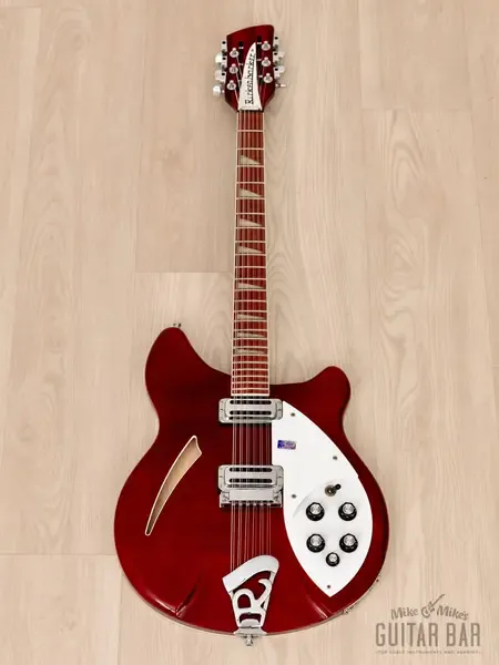 Полуакустическая электрогитара Rickenbacker 360/12 VP 12 String Guitar Burgundy USA 2004 w/ Toasters, Tags, Case