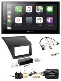 Pioneer Lenkrad Bluetooth DAB 2DIN USB Autoradio für Mitsubishi L200 2010-2015