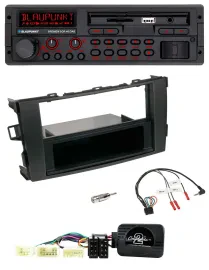 Blaupunkt SD Lenkrad USB Bluetooth DAB Autoradio für Toyota Auris 2007-2011 schw