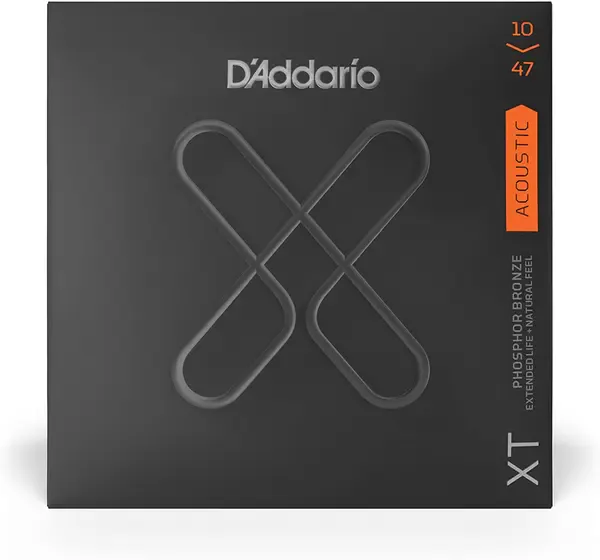 Струны для акустической гитары D'Addario XTAPB1047 10-47, бронза фосфорная с антикоррозионным покрытием