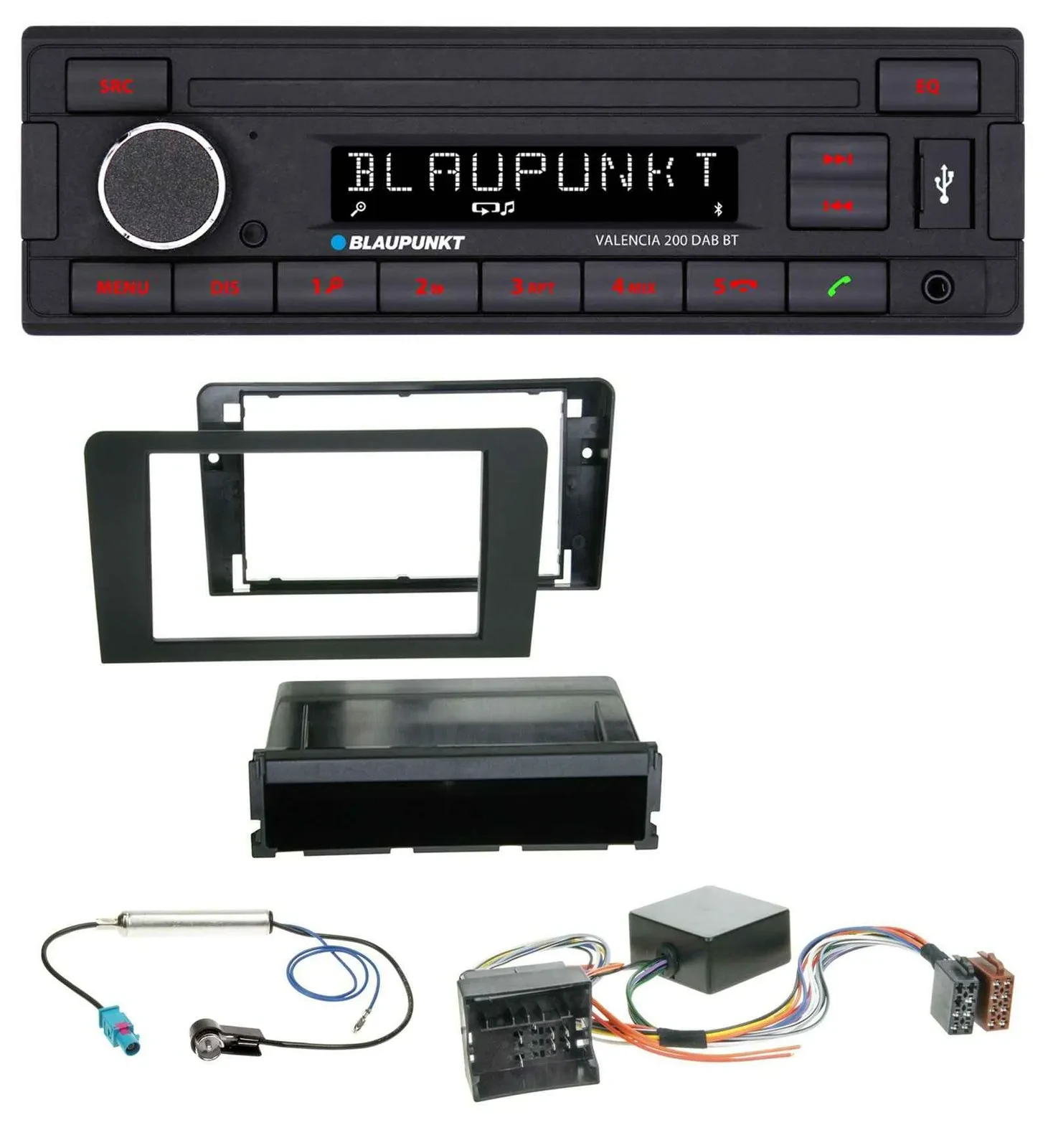 Blaupunkt DAB MP3 Bluetooth USB Autoradio für Audi A3 8P 06-12 Symphony Infinity