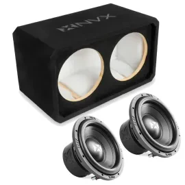 Сабвуфер для автомобиля NVX NE102S_NSW104V3 10", закрытый, 3/4" MDF, dual (2x10"), с 10" сабвуфером