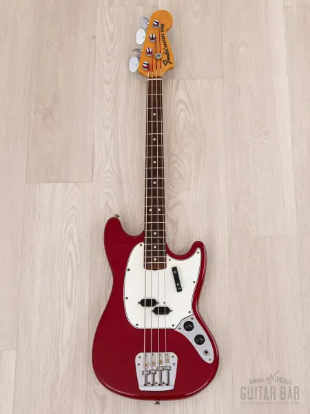 Бас-гитара Fender Mustang Bass P Dakota Red w/case USA 1966