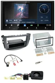 Автомагнитола Kenwood 2DIN, Bluetooth, USB, DAB, для Toyota RAV4 2006–2011, управление с руля