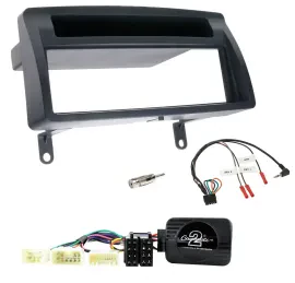 Radioset Lenkradadapter DIN Autoradio für Toyota Corolla E12 2001-2007 dunkelgra
