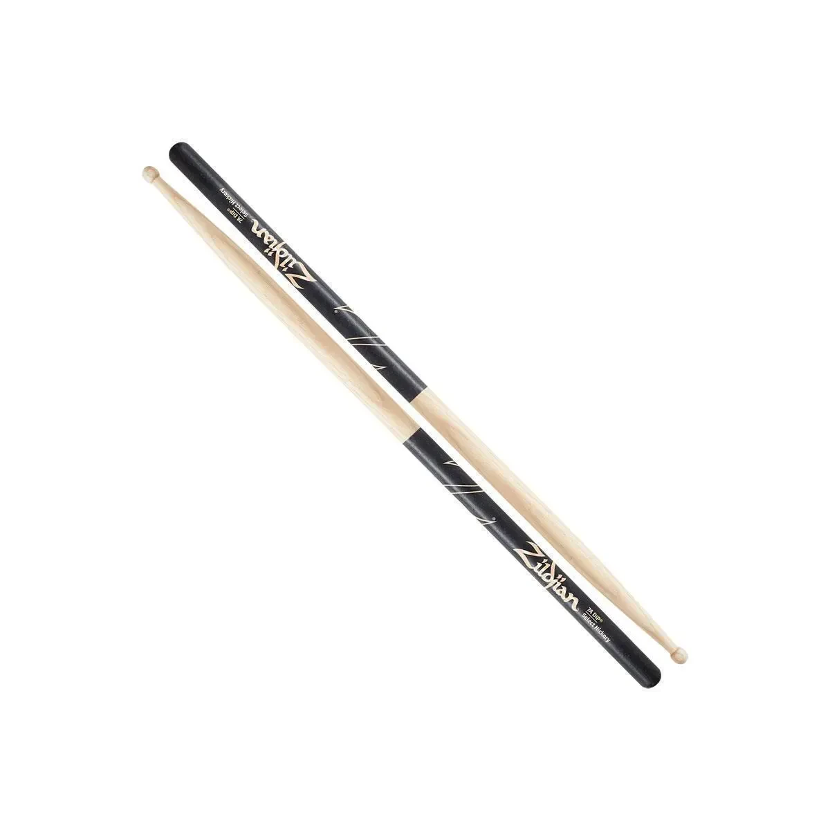 Барабанные палочки Zildjian DIP Series 7A Wood Drumsticks, Pair, Black DIP #Z7AD