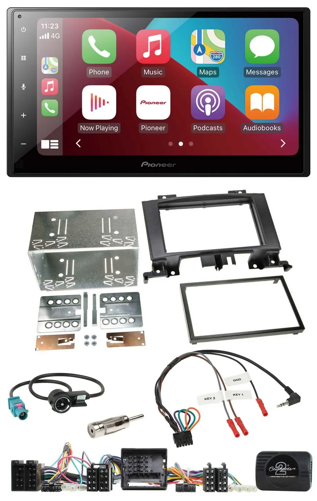 Автомагнитола для Mercedes Sprinter Pioneer 2-DIN, DAB, Bluetooth, USB