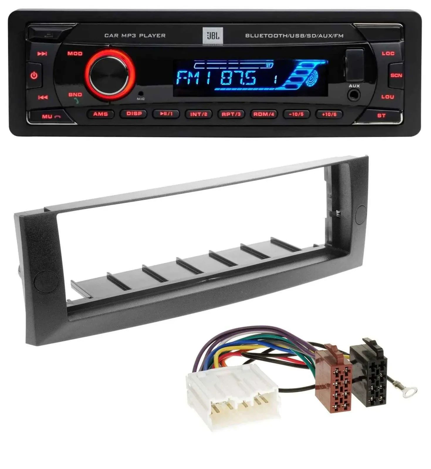 JBL AUX MP3 USB Bluetooth SD Autoradio für Mitsubishi Colt (2004-2008)