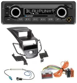 Blaupunkt Bluetooth DAB MP3 USB Autoradio für Ford Fiesta 08-10 Display schwarz