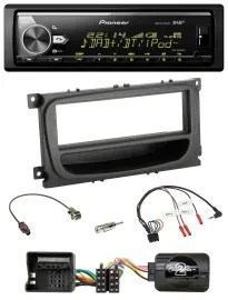 Автомагнитола Pioneer для Ford Mondeo/S-Max (2007–2014) Bluetooth, USB, DAB, черный