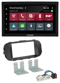 Blaupunkt DAB Bluetooth USB MP3 2DIN Autoradio für Kia Soul ab 14 PS schwarz