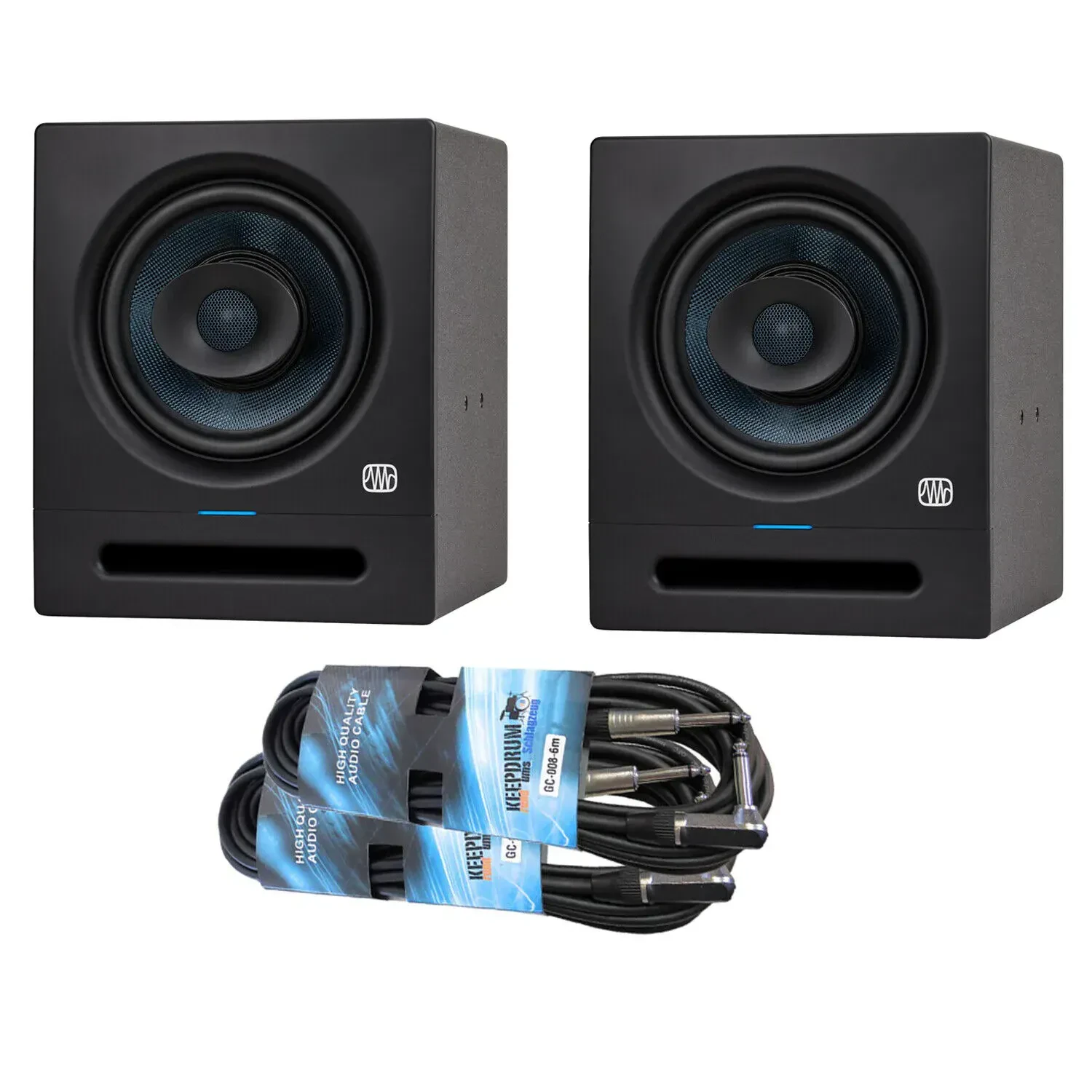 Активный студийный монитор PreSonus Eris Pro 8 Black с кабелем (пара)