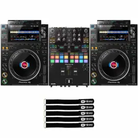 Pioneer CDJ-3000 Multi Players Pair, DJM-S7 2 Channel Pro Mixer for rekordbox