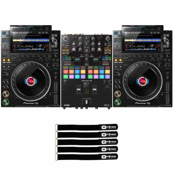 DJ-контроллер с джогом Pioneer CDJ-3000 Black с аксессуарами