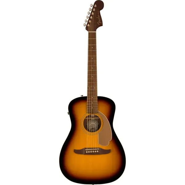 Электроакустическая гитара Fender California Series Malibu Player Parlor Sunburst