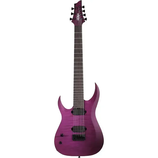 Электрогитара Schecter John Browne Tao-7 Left-Handed Satin Trans Purple