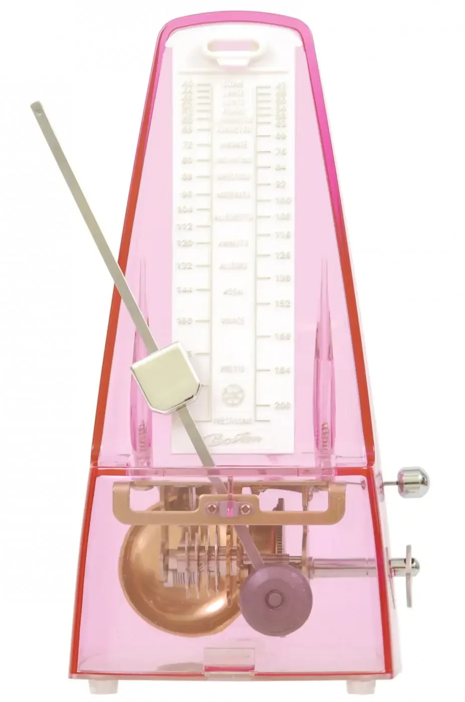 Метроном механический Boston BMM-60-TP Transparent Pink