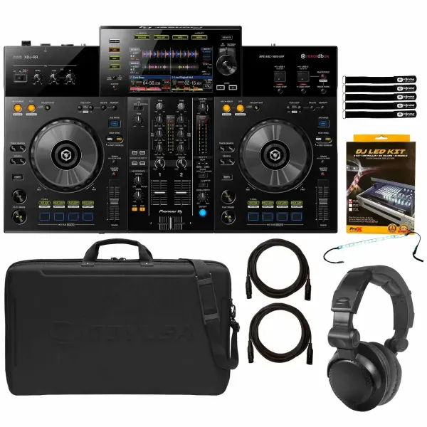 DJ-контроллер с джогом Pioneer XDJ-RR Rekordbox Pro с аксессуарами