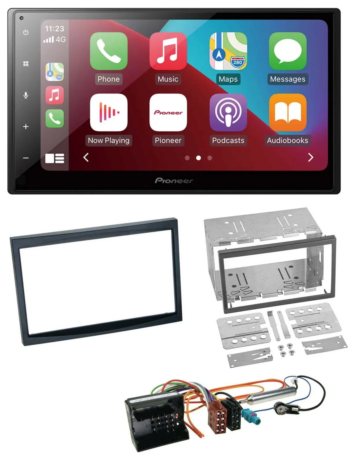 Pioneer USB MP3 DAB 2DIN Bluetooth Autoradio für Peugeot 207 307 Expert Partner
