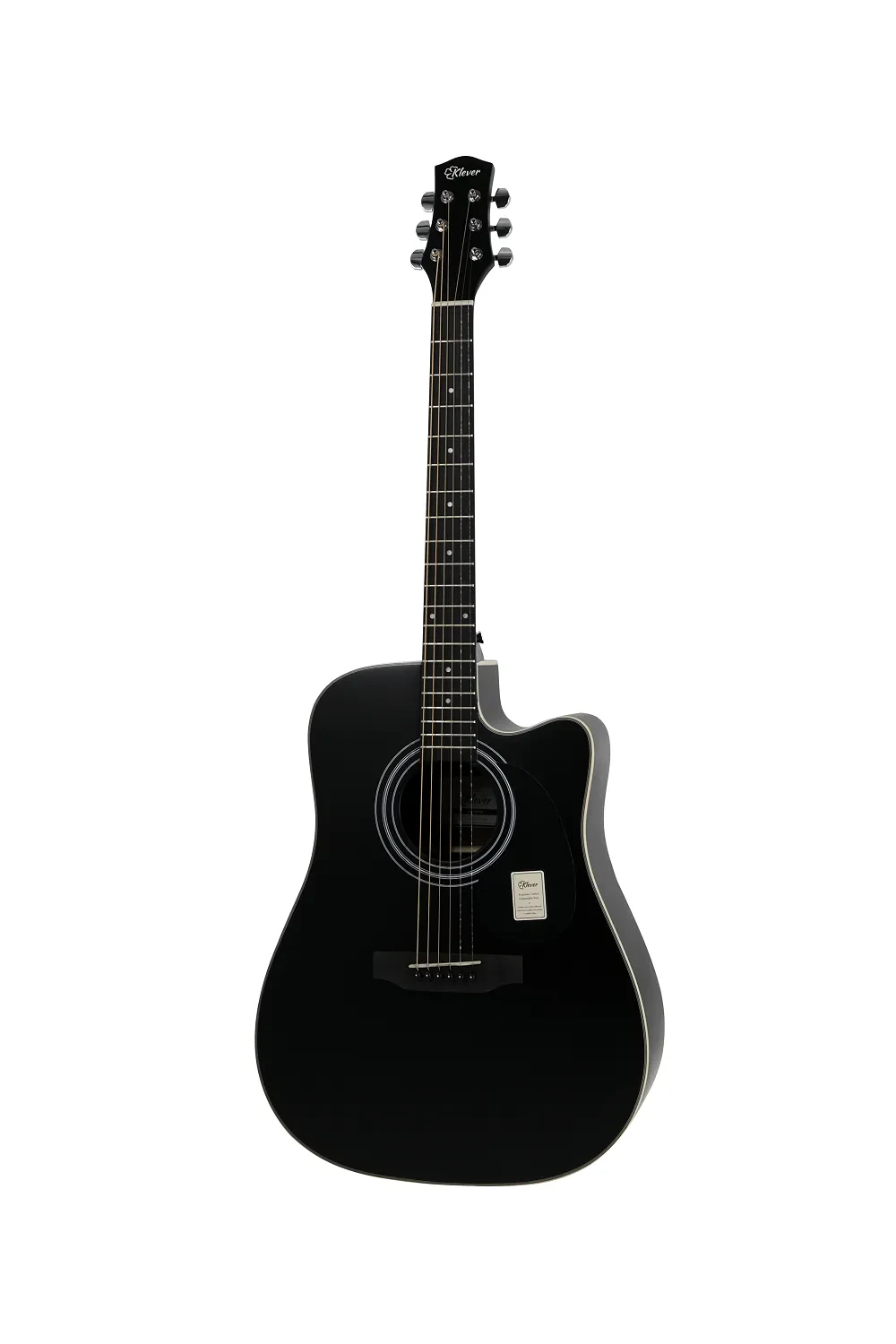 Klever KD-700S BK Гитара акустическая цельнодечная Тип корпуса: Дредноут (41")