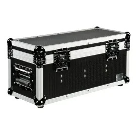 Tour Case 4x FLAT PAR COB QUAD MINI TRI Vega PAR COB Scheinwerfer Schwarz