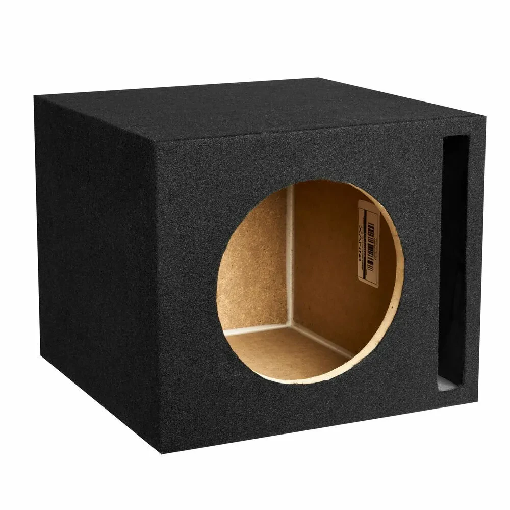 NVX XMDFP101 Ported MDF Single 10" Subwoofer Enclosure Box