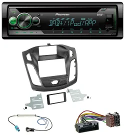 Pioneer USB MP3 DAB AUX CD Autoradio für Ford Focus (DYB, 2011-2014)