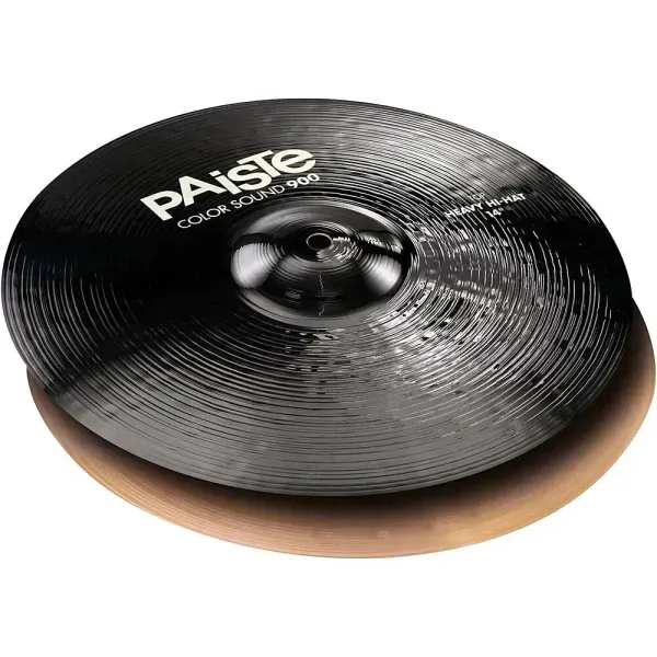 Тарелка барабанная Paiste 14" Color Sound 900 Black Heavy Hi-Hat (пара)