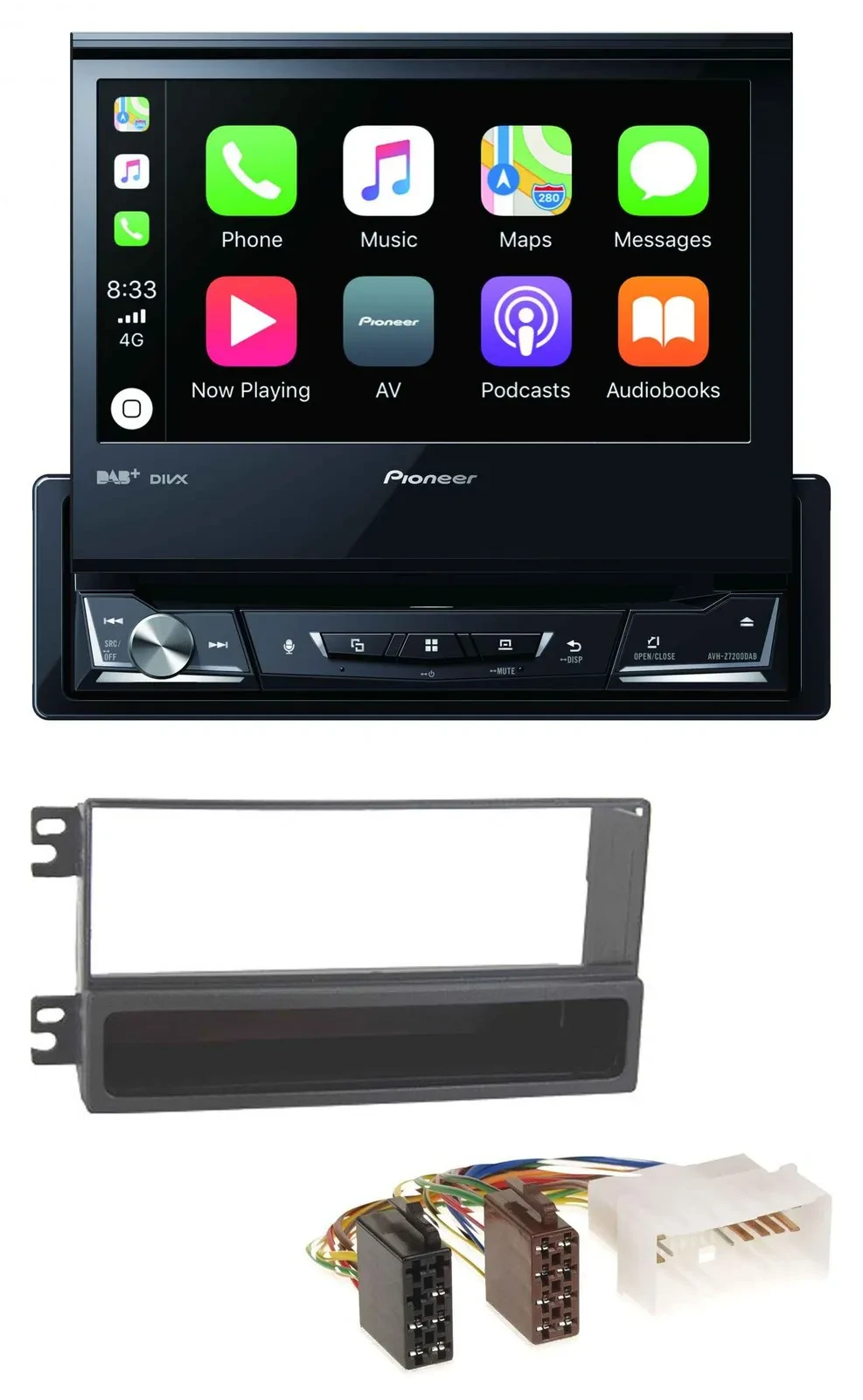 Pioneer DVD Bluetooth DAB USB MP3 Autoradio für Kia Magentis (ab 2006)